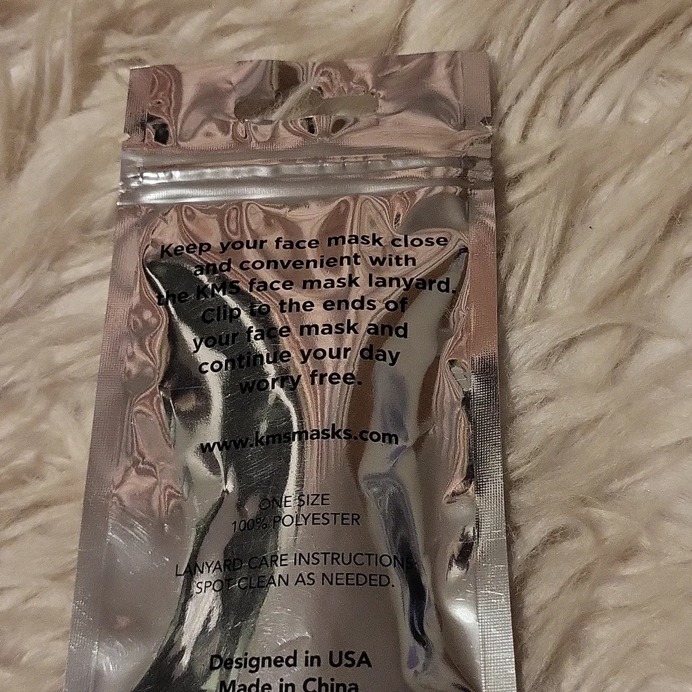 Palm Leaf Face Mask Lanyard